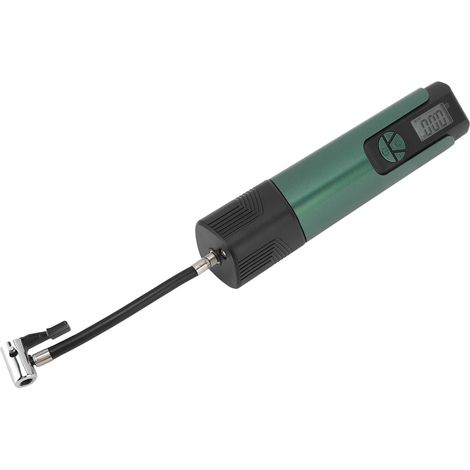 Kabellose Autoluftpumpe, intelligenter tragbarer Reifenfüller mit Digitalanzeige, LED, voreingestelltem Druck, USB-aufladbar (eingebauter Akku enthalten) (1/5)