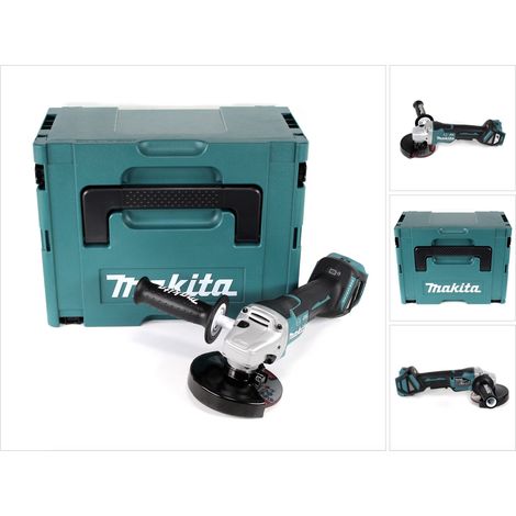 Makita – Meuleuse d'angle sans fil 18V 125mm – Moteur sans balai – Technologie XPT pour protection contre l'eau et la poussière – Frein moteur (1/5)