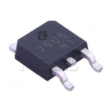 Changdian/Changjing CJ7905 TO-252-2 5V 1,5A Dreipoliger negativer Spannungsregler Elektronische Bauteile (5 Stück)