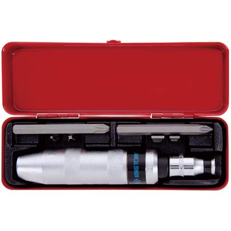 Coffret de Tournevis à Frapper et Accessoires, Set de 8