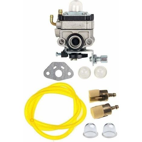 Compatible with motoculteur Honda GX31 GX22 FG100 Little Wonder Mantis HHE31C HHT31S UMK431 UMK431K1, avec Poire d’amorçage, Joint d’étanchéité, Filtre et Tuyau de Carburant (1/4)