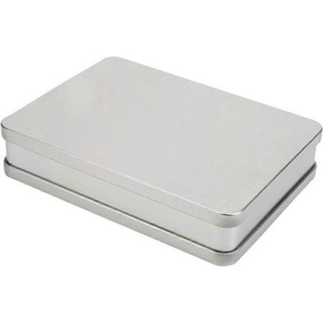 Boîtes à bijoux en fer-blanc, contenants vides portables, boîtes de rangement pour la création de bijoux et de vêtements.-M (1/4)