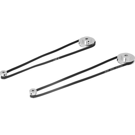 Courroie crantée 2 jeux, poulie synchrone 20/60 dents, roue dentée 8mm/5mm alésage, courroie 6mm pour imprimante 3D, kit 2 pièces (1/5)
