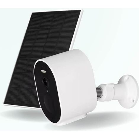 Caméra connectée WIFI sans-fil IP65 pour extérieur - avec panneau solaire (1/2)