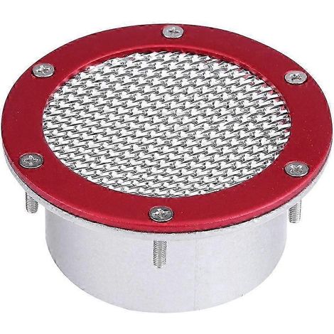 Grille d'aération universelle pour pare-chocs de voiture de course, prise d'air pour admission d'air froid (rouge) (1/3)
