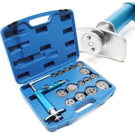 Set reposicionador pistones freno neumático 16 Piezas Herramientas Mecánica Vehículos Taller Coches (1/6)
