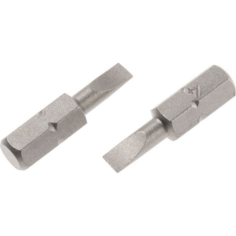 Embout de vissage RS PRO Fendu, SL4, Acier chrome vanadium ( Prix pour Lot de 5 )