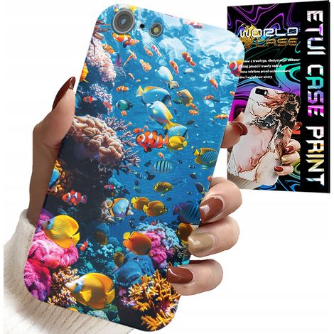 Custodia per iPhone 5 / 5S / 5C - barriera corallina, pesci colorati, mondo sottomarino dei pesci (1/5)