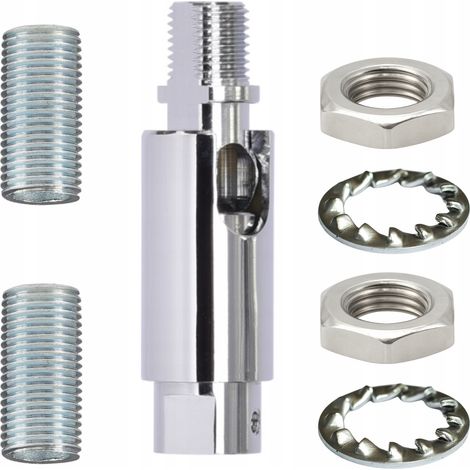 GELENKNIPPEL M10 X 25 MM MUTTERN UNTERLEGSCHEIBEN SET - FÜR LAMPEN UND BELEUCHTUNG