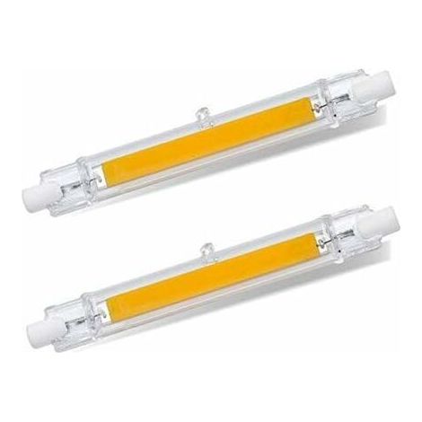 YMYNY Ampoule R7S LED 118mm Blanc Froid 6000K, 1200LM, R7S 13W COB LED Équivalent Halogène R7S J118 100W 120W, 360 Degrés, Non-dimmable, LED R7S 118mm Slim pour Plafonnier/Lampadaire, lot de 2 (1/4)