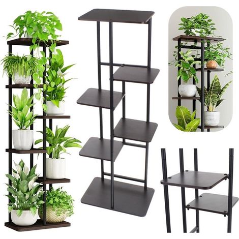 Vaso da fiori per piante, scaffale portafiori, mensole 106 cm (1/5)