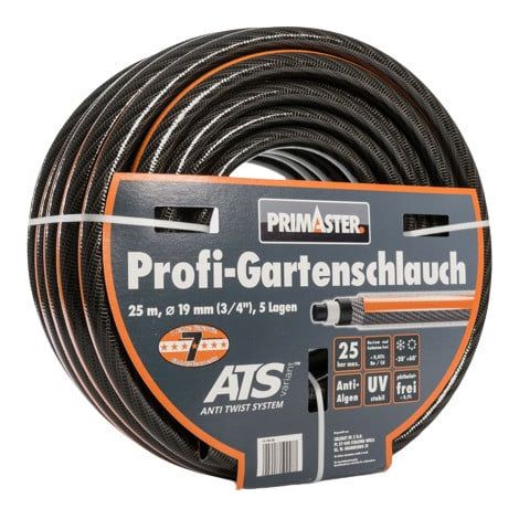 Primaster Gartenschlauch Profi 25 m Ø 19 mm (3/4 Zoll) Wasserschlauch Schlauch (1/3)