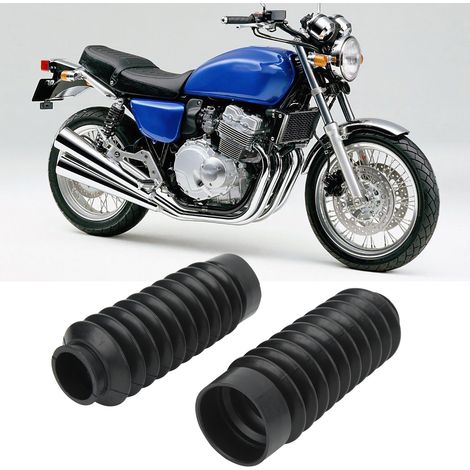 10-teilige Staubschutzabdeckung für Motorrad-Vorderradgabel und Vorderradstoßdämpfer, kompatibel mit den Modellen Honda CL400, CB400, CB500 und CB400SS. (1/5)