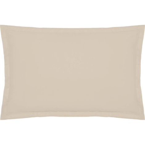 Kopfkissenbezug - Baumwolle - beige - 50x70 cm