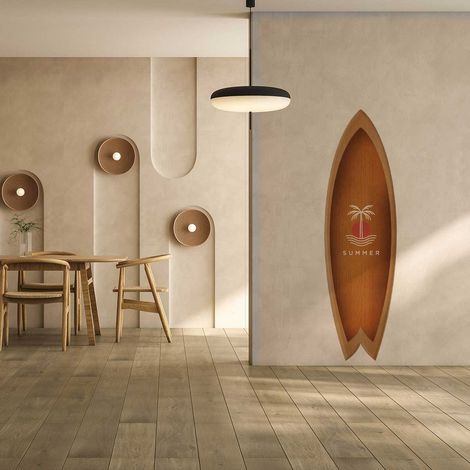 Planche de surf deco Summer Lines (1/4)