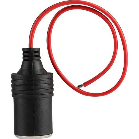 Cigarette lighter adapter cable, concise cable car, small female socket for accessories (1/5)