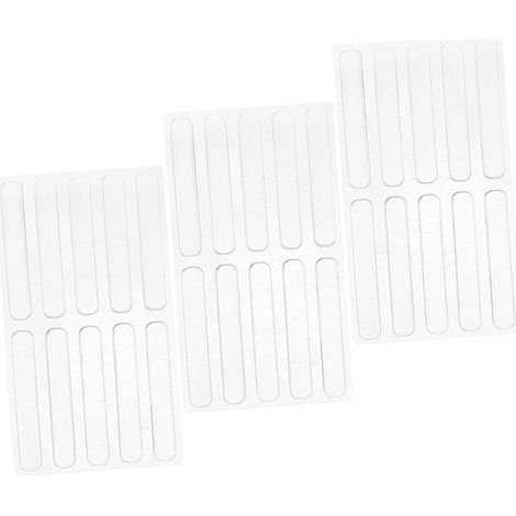 Lot de 30 patins adhésifs transparents en silicone pour meubles (1/5)