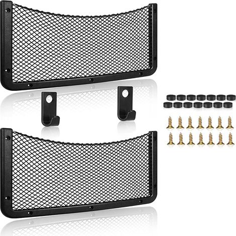 Filet Rangement pour Voiture , Filet de Rangement de Coffre , Grande Taille , 4221cm , Sac Pocket Organizer de Voiture pour Auto , Camping-Cars , Bateaux , Maison (1/5)