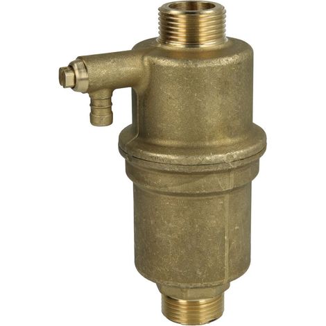 Séparateur d'air laiton solaire 2 côtés 3/4'' FM avec purgeur