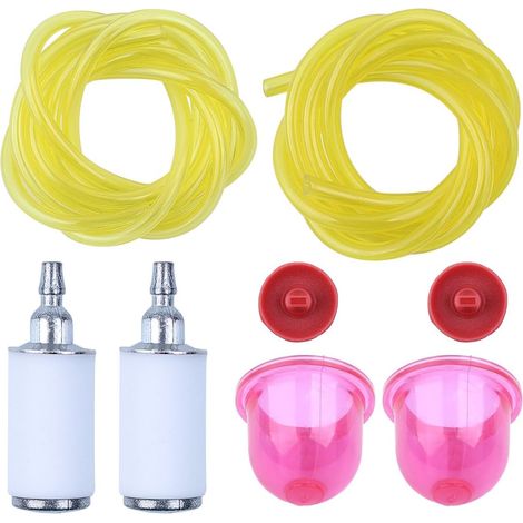 Kit de tuyau de carburant Filtre Ampoule Compatible pour Husqvarna 124L 125L 128L Poulan 530058709 P1500 P2500 Craftsman Weed Eater Débroussailleuse (1/5)