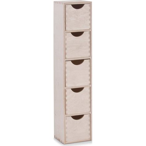 Zeller Organizador Multifuncional madera natural 60x13x12 cm