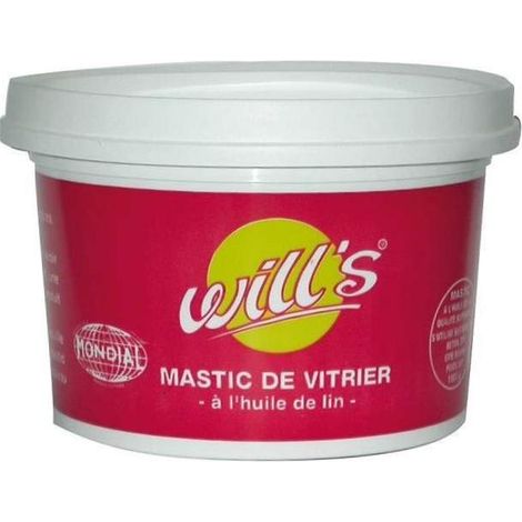 Mastic Vitrier Mondial Pot 1kg - Will's (1/3)