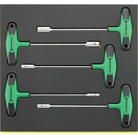 STAHLWILLE 96838761 - jeu de clés à coupe  poignée drall TCS 12507-2K/5