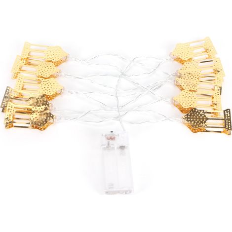 Guirlande Lumineuse 1.5m Or Doré Décoration Ramadan Fer Forgé Innovante (1/5)