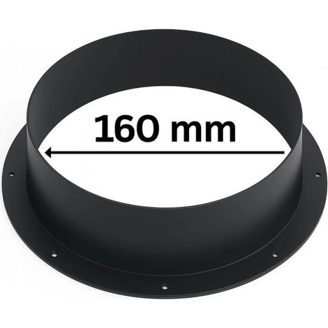 PVC Anschlussflansch Ø 160 mm für Lüftungssysteme Grow (1/5)
