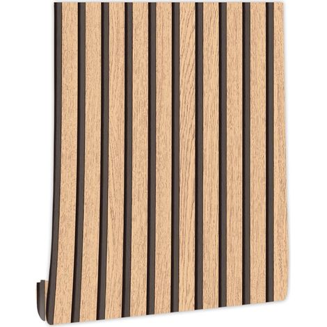 Papier peint autocollant, aspect bois, autocollant, 44cmx300cm, effet 3D, moderne, décoratif, pour meubles, porte murale, imperméable (1/5)