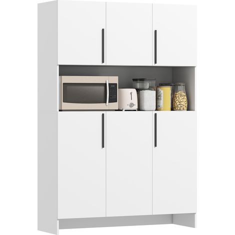 Meuble de cuisine avec 6 portes, plan de travail, finition soignée (1/5)