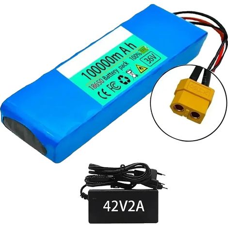 Batteria ricaricabile, capacità 10000 mAh, design leggero, caricabatterie XT60 (1/2)