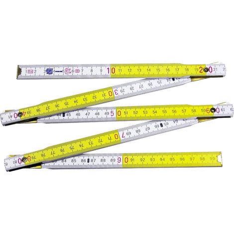 Cinta métrica plegable de madera EG III 1m 5 piezas