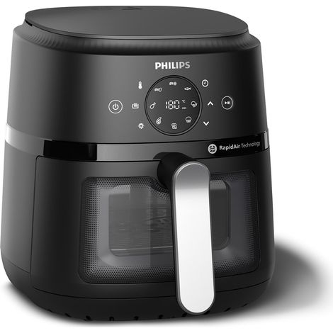 Philips 2000 Serie NA221/00 Fritteuse Schwarz Silber 4,2 L