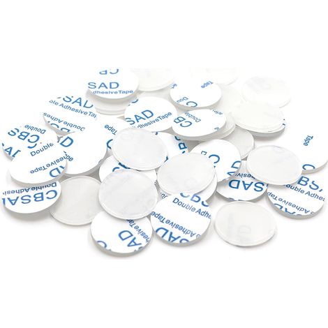 Lot de 40 patins en caoutchouc pour plaques de verre, 25 mm, tampons de protection ronds transparents, tampons de protection antidérapants pour plaque en verre, tables à manger, armoires (1/5)