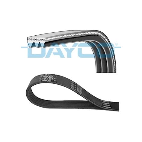 Courroie trapézoïdale à nervures Dayco 3PK853 SMART 0003190V005 0009933496
