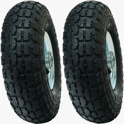 Aufblasbares Rad 10 Metall 260 x 20mm 2 Stück WERKA PRO