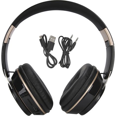 Kabelloses Bluetooth 5.0 Gaming-Headset mit Mikrofon – Over-Ear-Stereo-Kopfhörer (1/5)