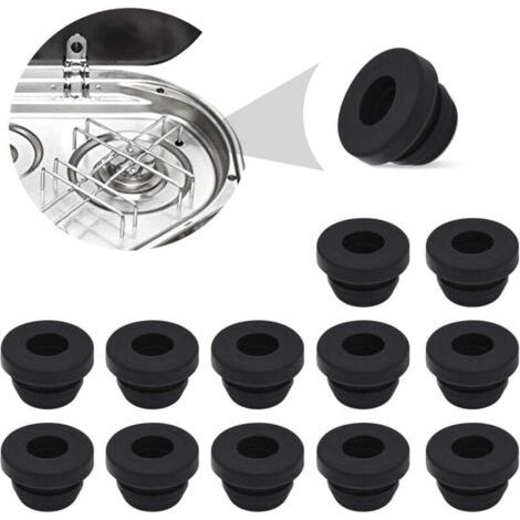 Lot de 12 embouts en caoutchouc, protection antirouille pour réchauds de camping-car Dometic, 5 mm