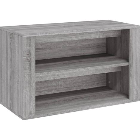 Maison Exclusive - Scarpiera Grigio Sonoma 75x35x45 cm in Legno Multistrato