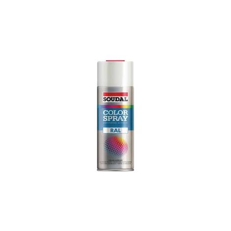 COLOR SPRAY SMALTO ACRILICO SPRAY- - ml.400 - bianco puro RAL 9010 opaco (155519) - 6 pezzi SOUDAL
