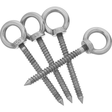 4 crochets muraux bois - inox/bois - pour serviettes et clés (1/5)