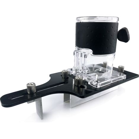 Outil de rainurage avec connecteur de positionnement dissimulé Châssis de machine à mortaiser avec connecteur deux-en-un dissimulé et positionnable, machine à ébarber les moules, outils pour le travai (1/4)