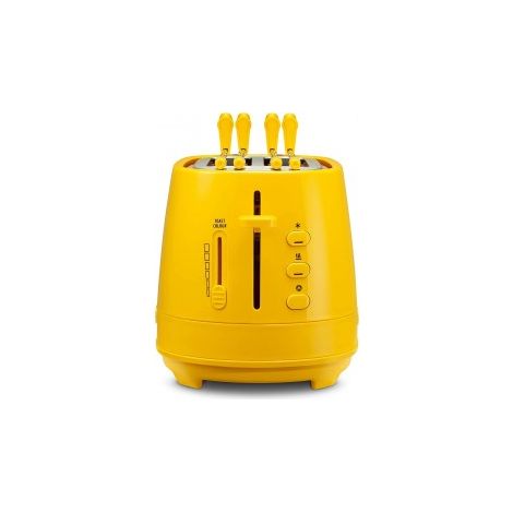 De'Longhi CTLAP2203.Y Tostapane 2 Fette 550 W Controllo Doratura 6 Livelli Funzione Scongelamento colore Giallo (1/5)