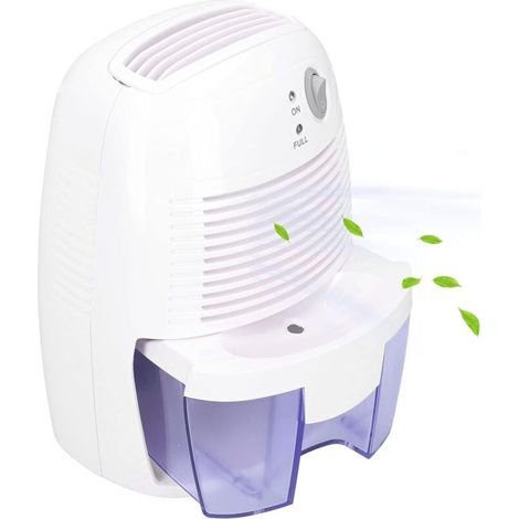 Mini deshumidificador compacto de 500 ml - Absorbe humedad y moho - Cocina, dormitorio, baño, oficina (1/5)