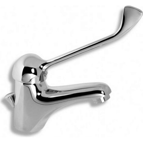 Novaservis Metalia 55 - Grifo medical de lavabo sin desagüe, cromo 55001/1L,0