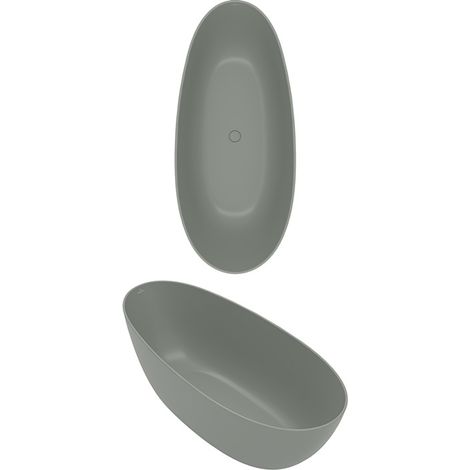 VB Baignoire Antao UBQ170TAO7V 1700x750x500mm Autoportante Almond