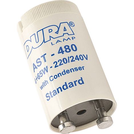 Starter 220-240V 4-80W, 2x3.7 cm (1/2)