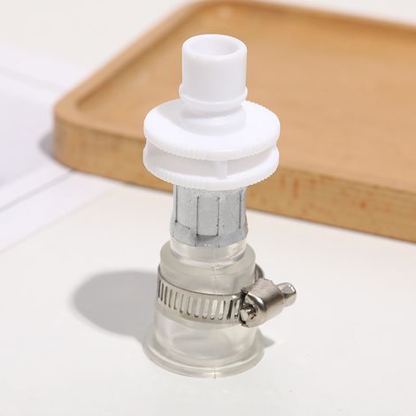 Adaptateur de robinet pour machine à laver, collier de serrage en caoutchouc, raccord rapide, connecteur universel pour machine à laver, tête en caoutchouc (1/5)