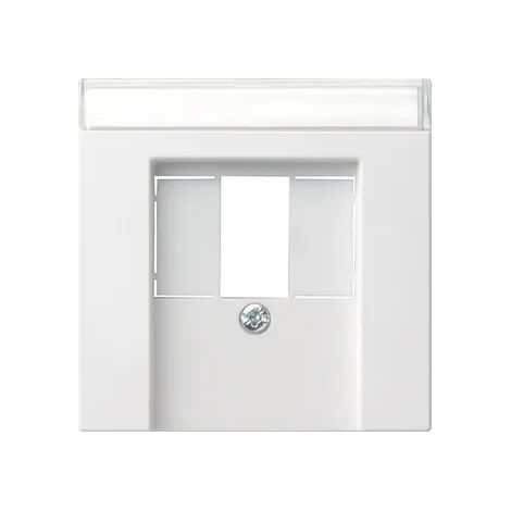 Gira Tapa BSF TAE USB System 55 Blanco puro [087603], 0876 03